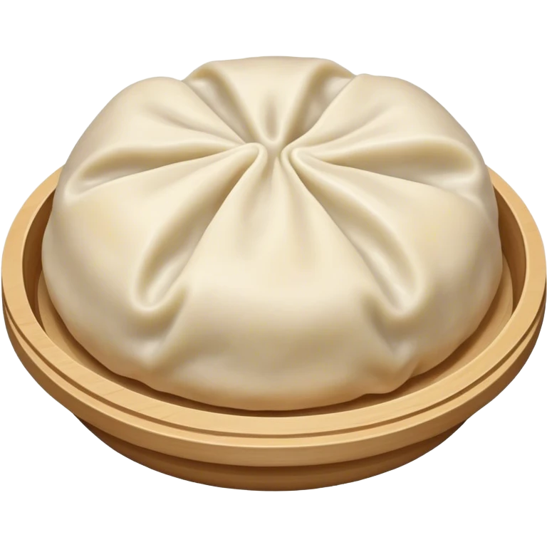 a single buuz Mongolian dumpling  emoji