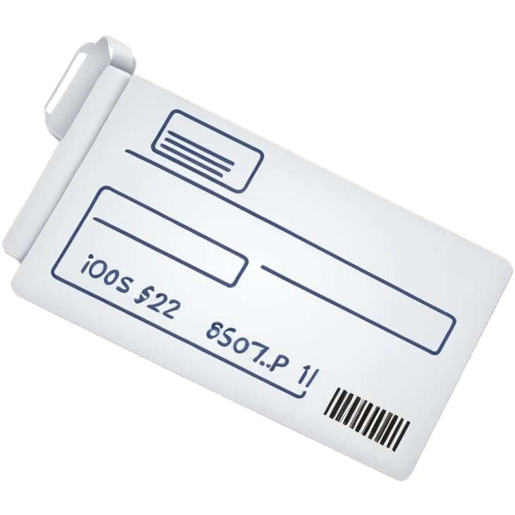 empty receipt emoji