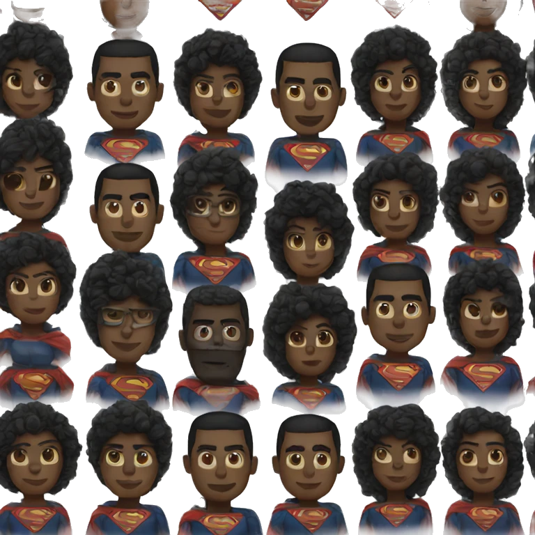 Black Superman emoji