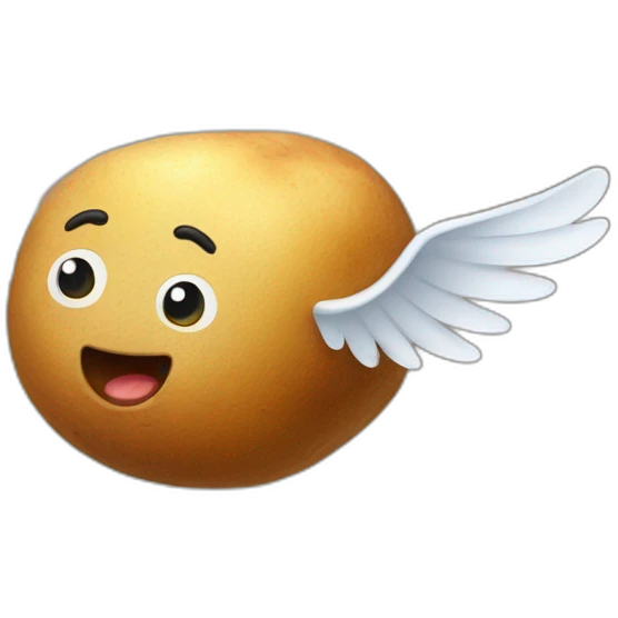 flying potatoe emoji