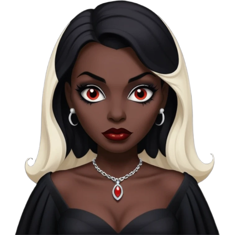 vampira negra emoji
