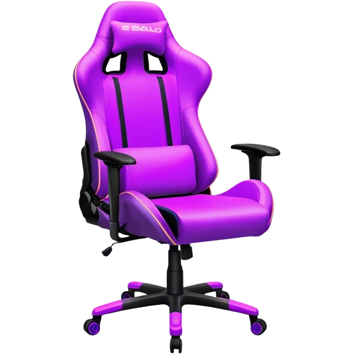 neon Purple gaming chair emoji