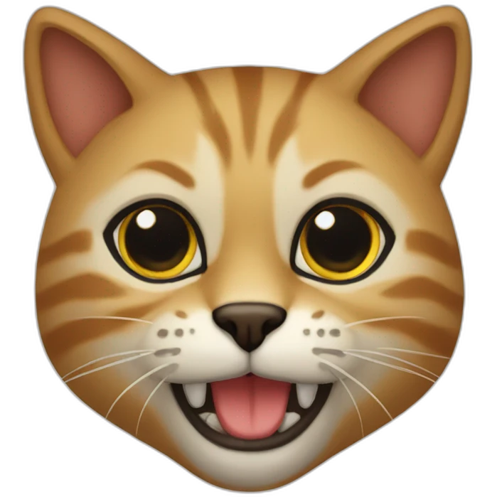 Gato rajado emoji