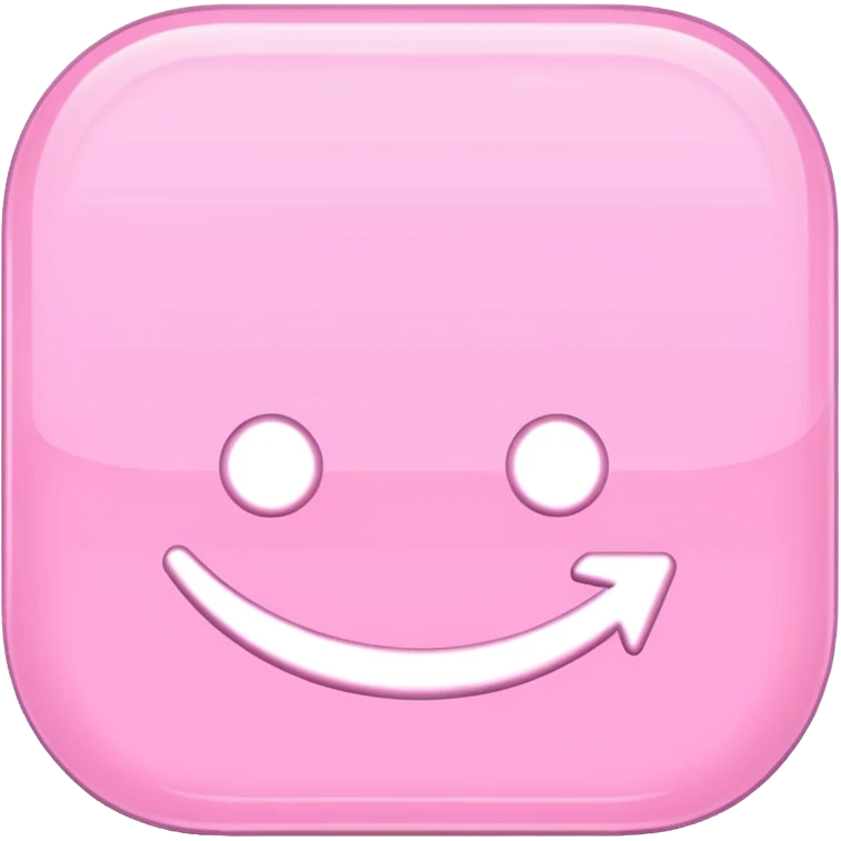 prime video aesthetic logo in pastel pink emoji