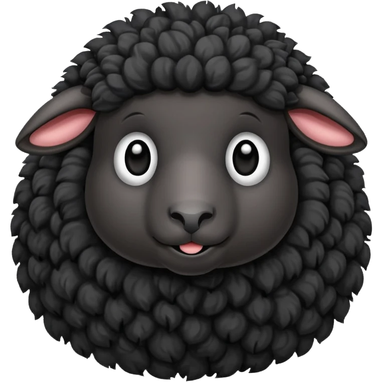 Black sheep emoji