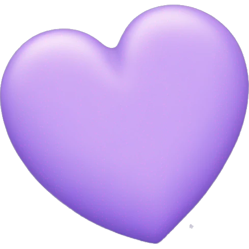 pastel purple and blue galaxy heart emoji