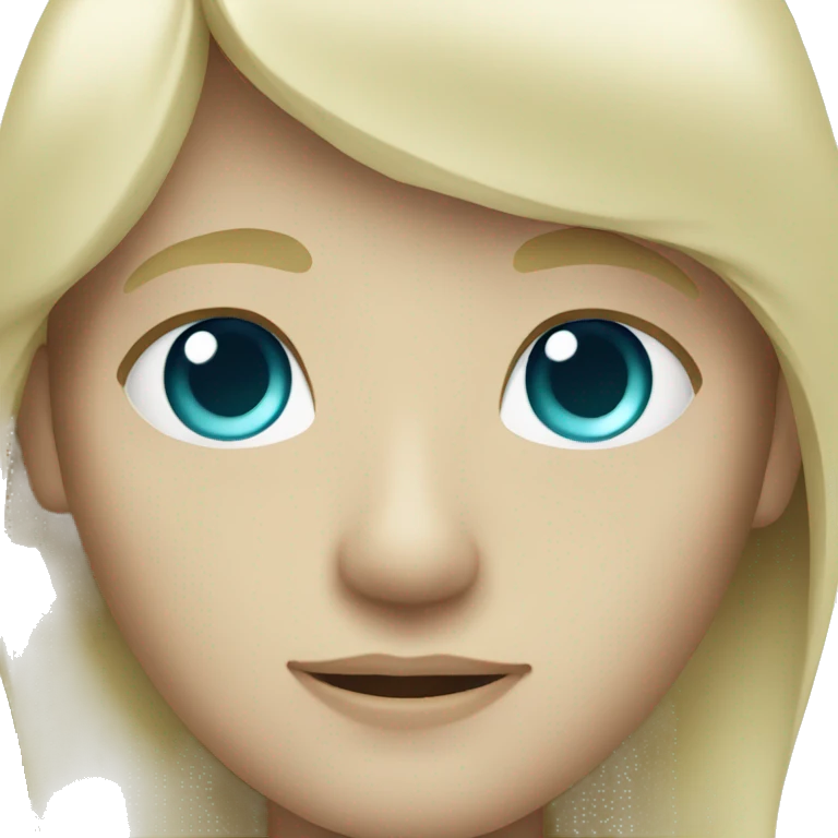 blonde boy with aquamarine eyes  emoji