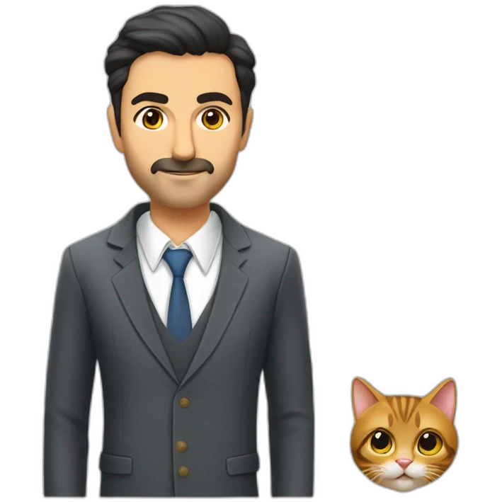 uzay boşluğunda süzülen kedi emoji
