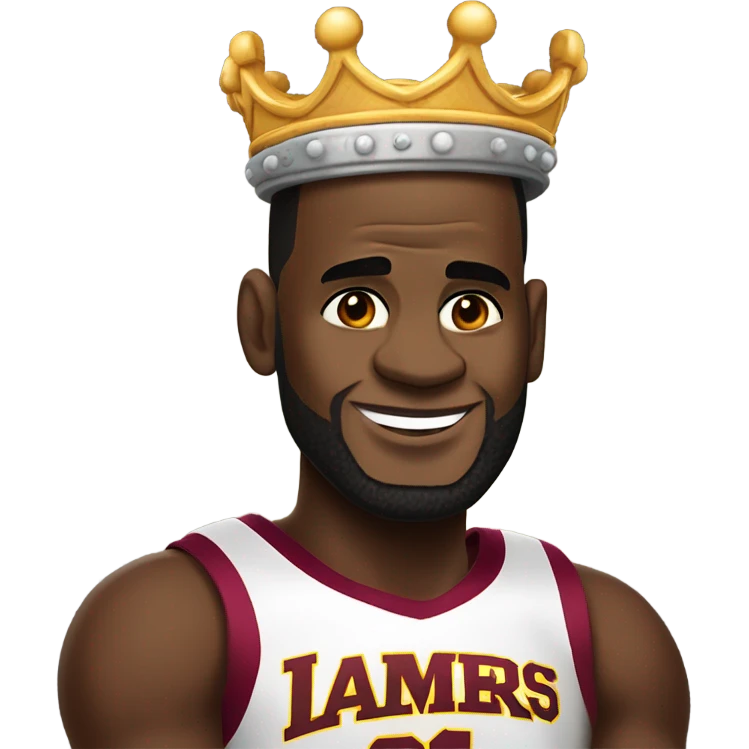 LEBRON JAMES MY KING 👑👑 emoji