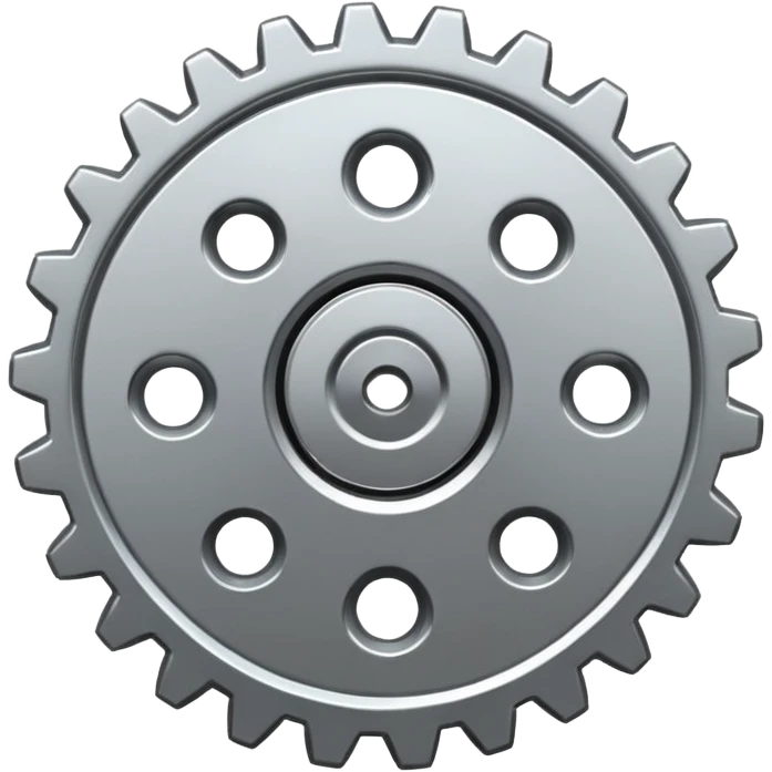 micro gear. emoji