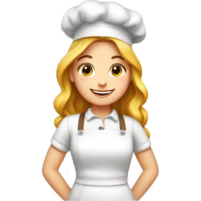 Baker girl thank you emoji