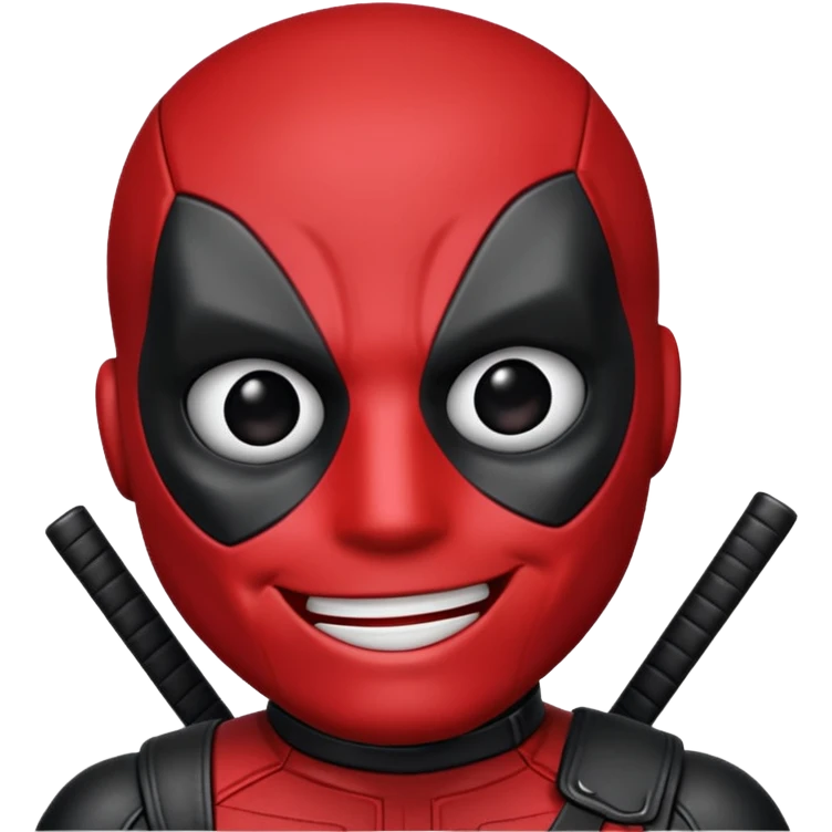 Deadpool solo la cara como emoji  emoji