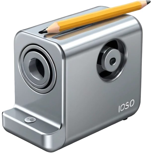 modern pencil sharpner emoji