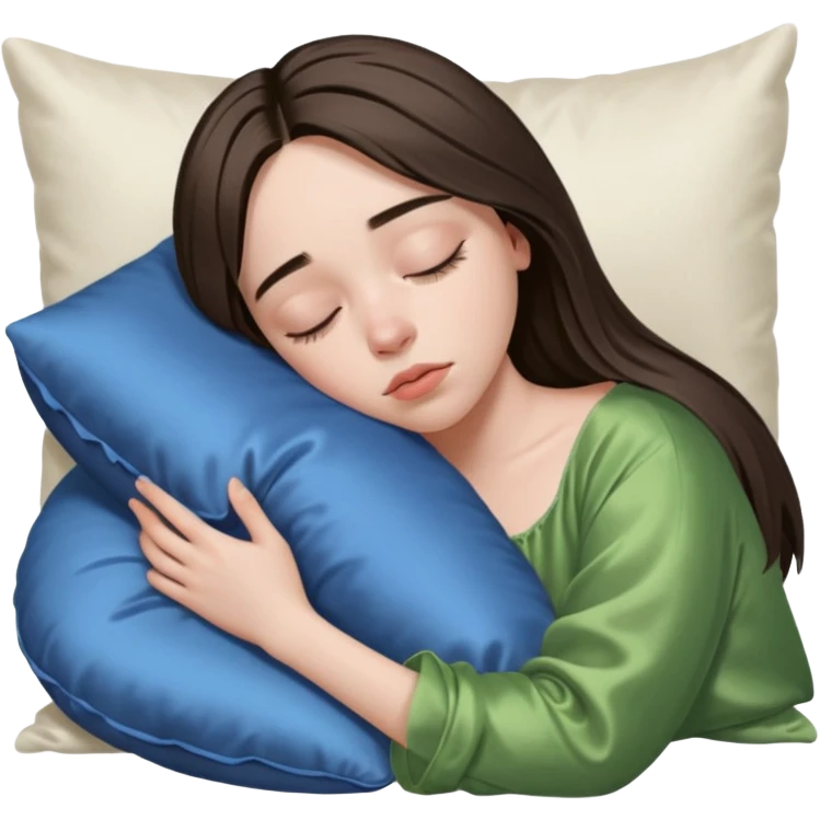 بیلی ایلیشsleeping beauty brunette white girl with a silk pillow emoji