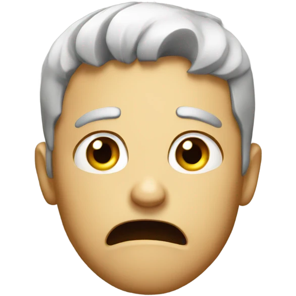 shock face emoji