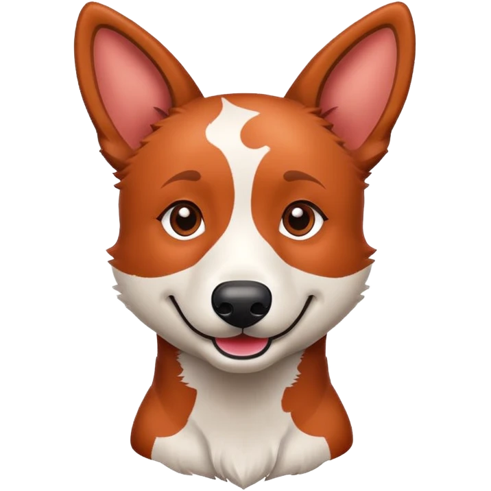 Red heeler emoji for email  emoji