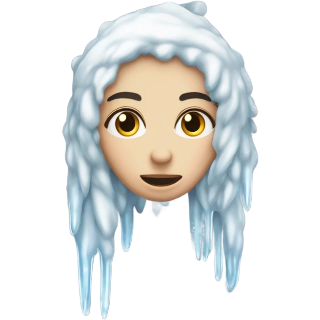 Brrr icicle face it’s cold ￼ emoji