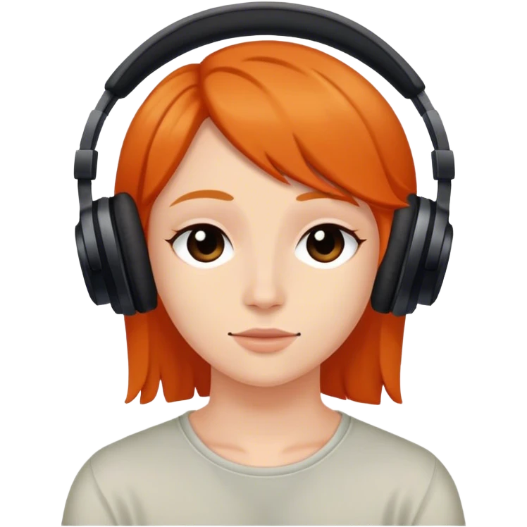 Tate McRae listening to music emoji