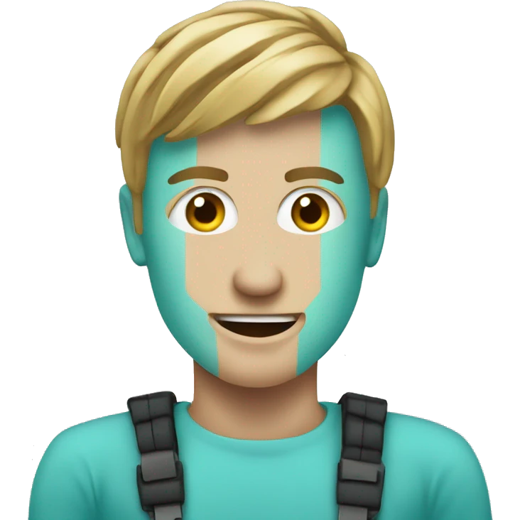 cyan digital security emoji