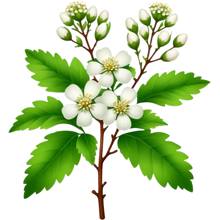 Hawthorn plant  emoji