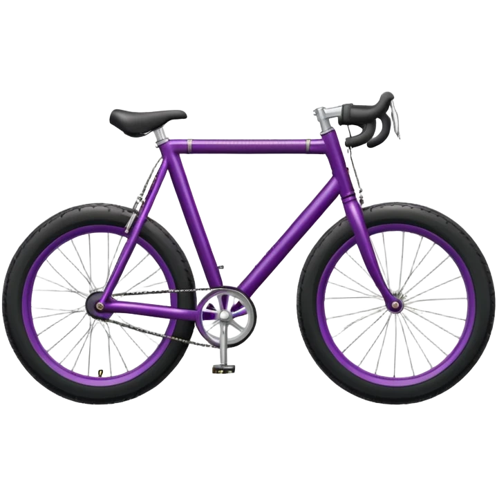 Eggplant bike emoji