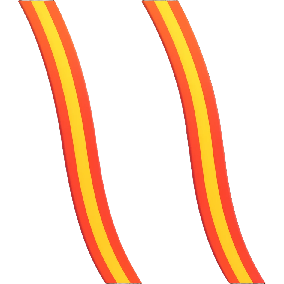 pause button emoji with two vertical stripes, energetic and dynamic style, vibrant colors, sense of urgency, frantic game theme emoji