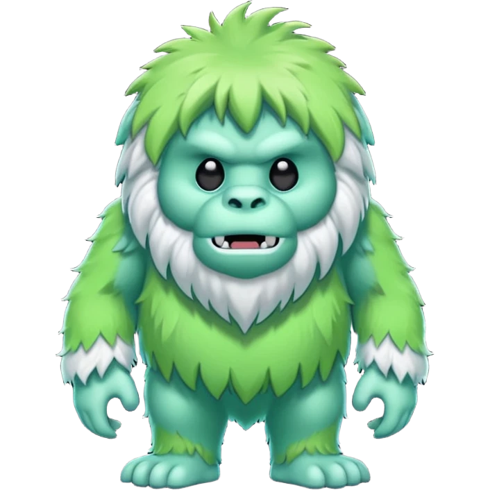 green yeti emoji