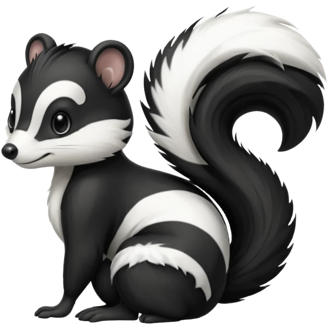 SKUNK WITH SIDE EYE emoji