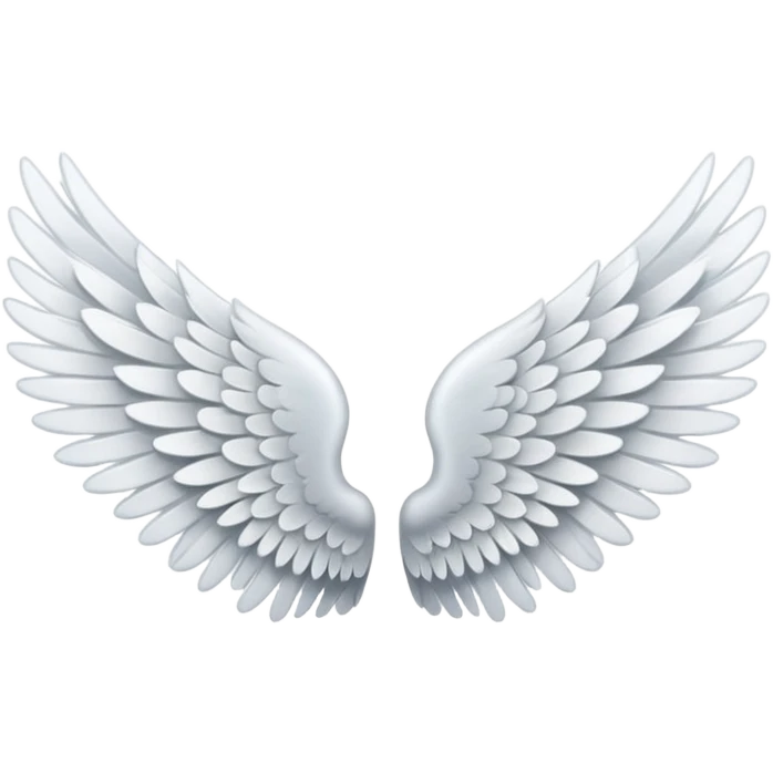 Angel wing emoji