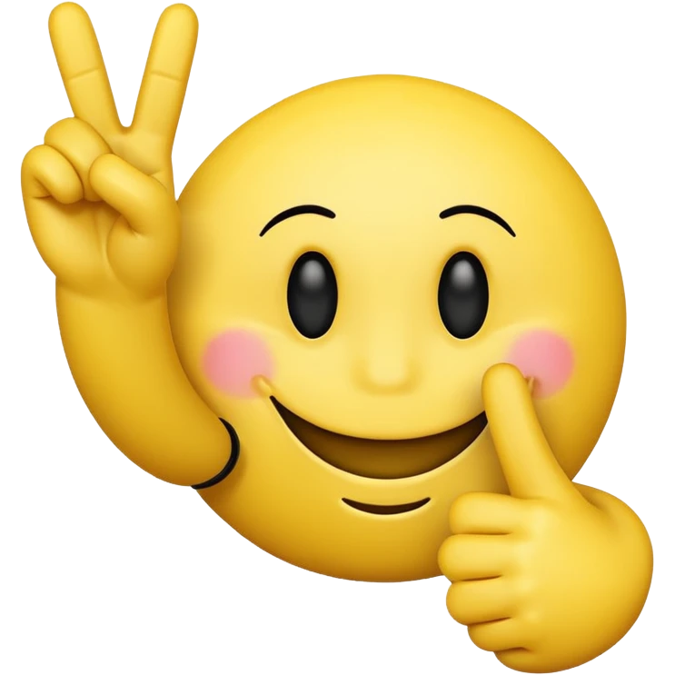 Smiley face with middle finger emoji