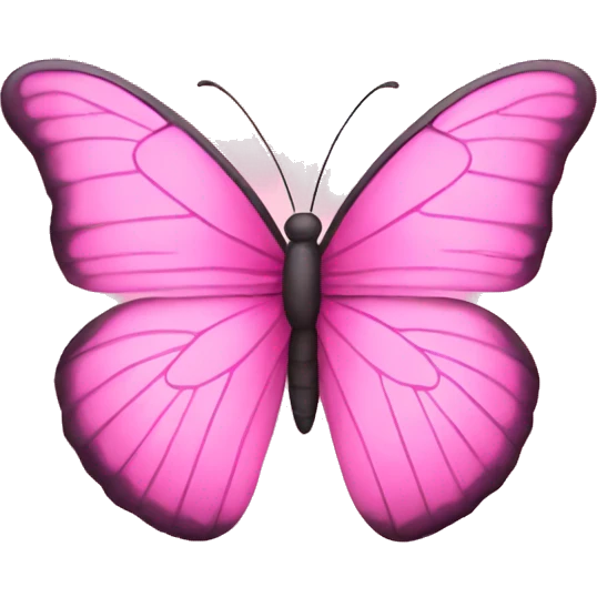 Pink butterfly  emoji
