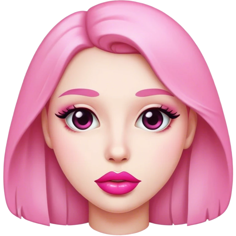 pink lips emoji