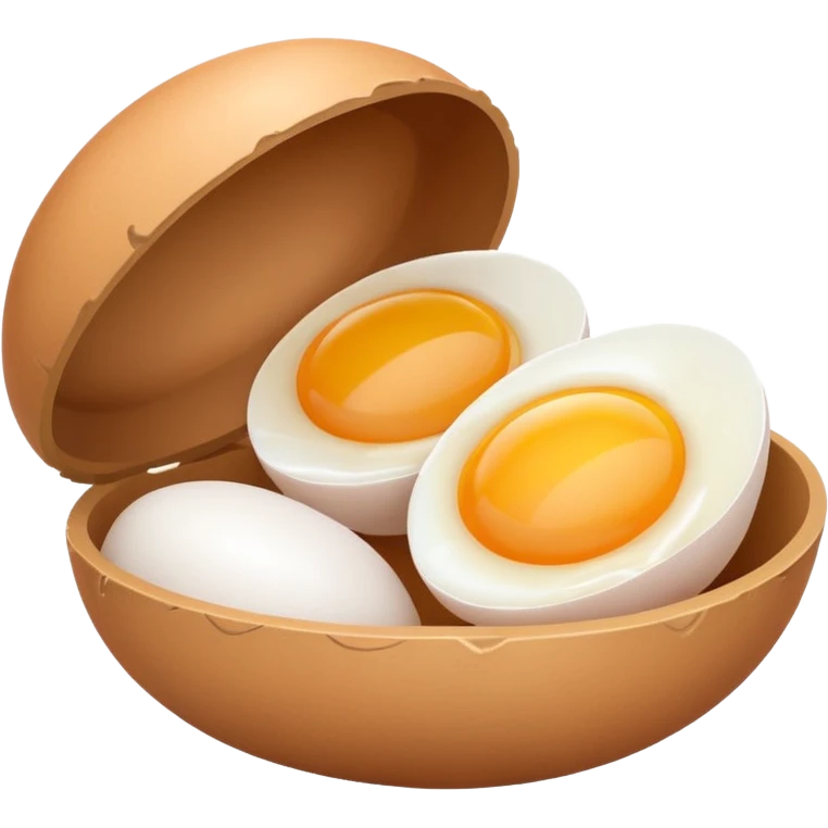 Uova con guscio emoji