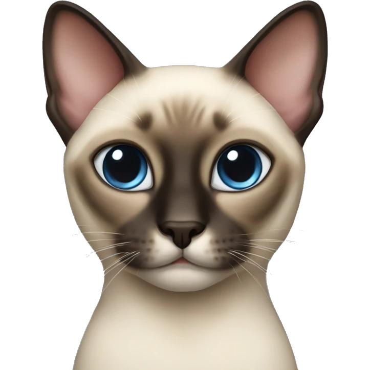 Siamese cat emoji