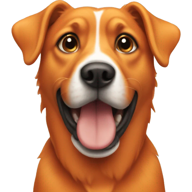 orange dog  emoji