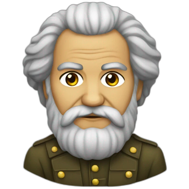 Kurdish karl marx emoji