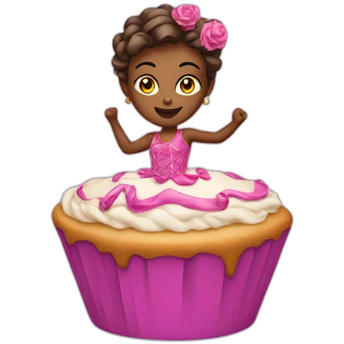 caked dancer emoji