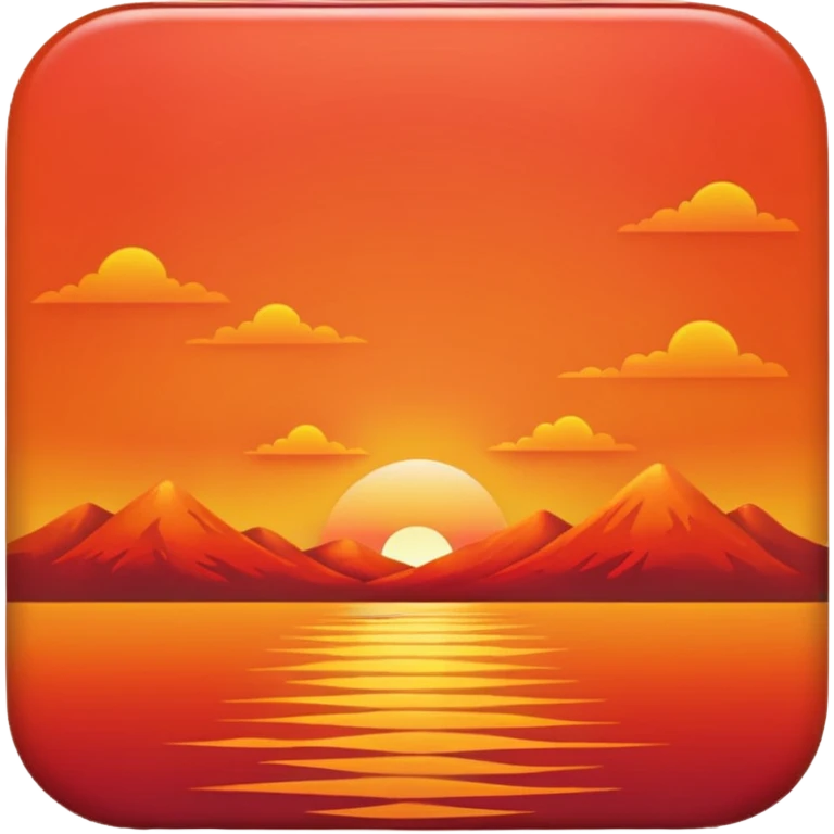 Sunset emoji