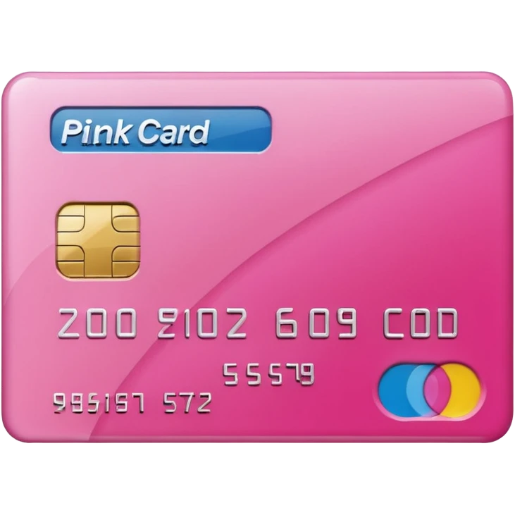 pink credit card emoji