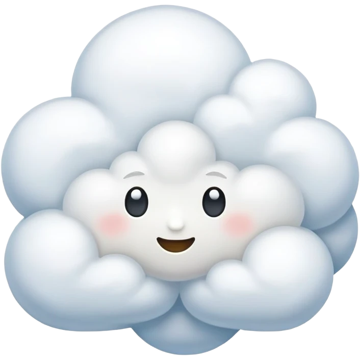 thinking cloud emoji