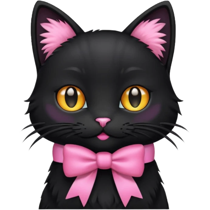 🐈‍⬛🎀 emoji
