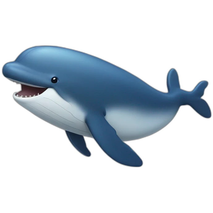 Baleine qui pète emoji