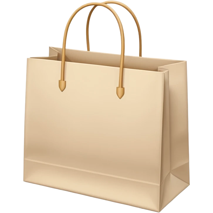 Light beige shopping bags emoji