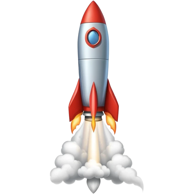 launching a rocket emoji