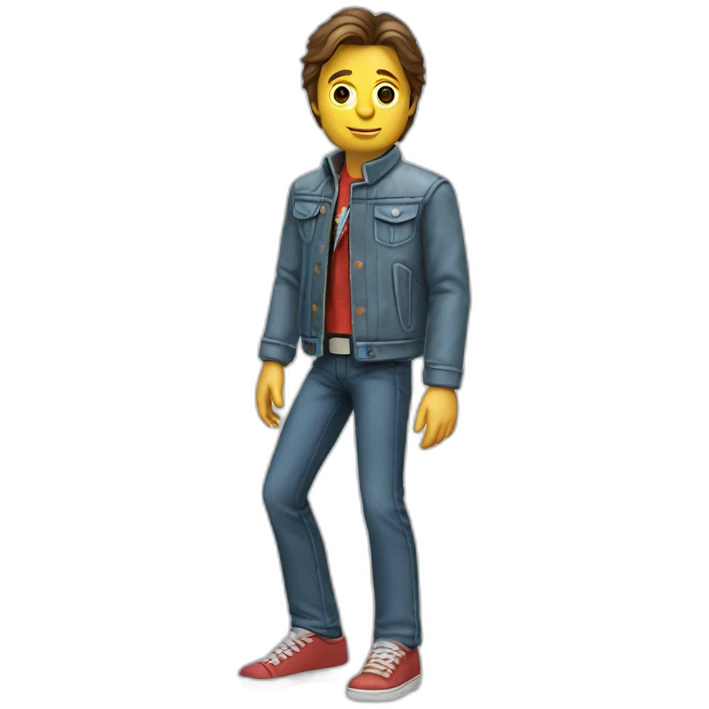Marty McFly emoji