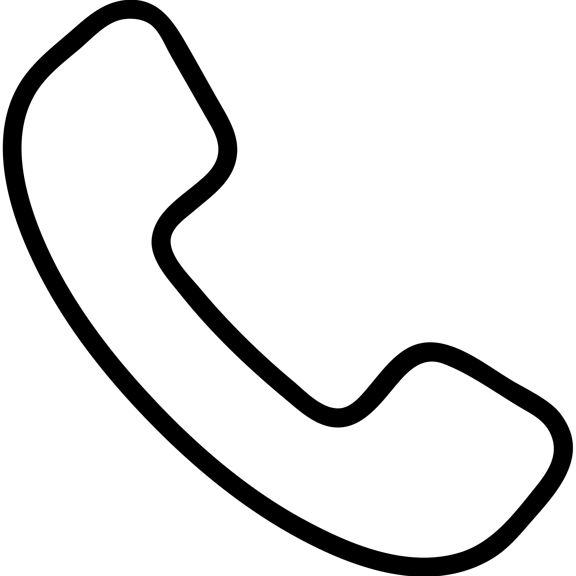 outlined telephone icon emoji