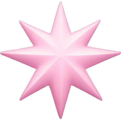 Light pink star emoji