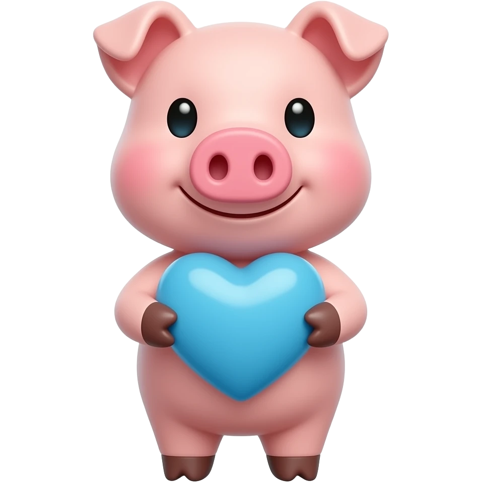 🐷💙 emoji