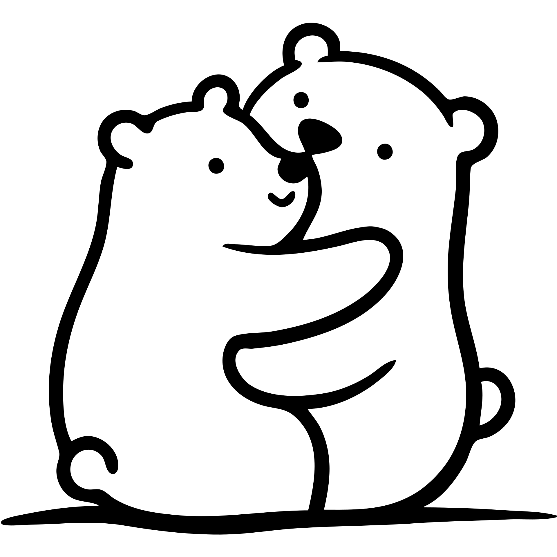 A polar bear and a brown bear hugging each other as friends emoji