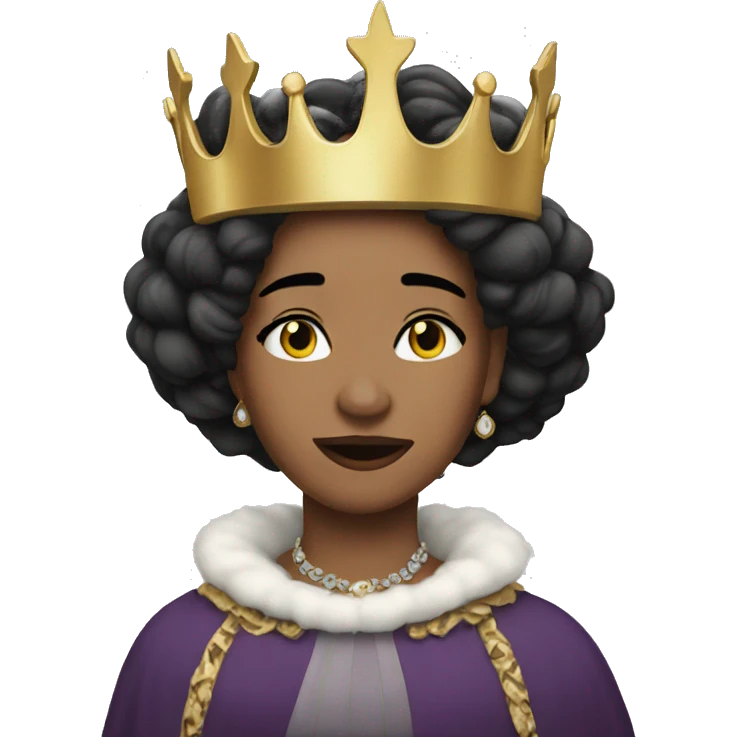 Queen never cry emoji